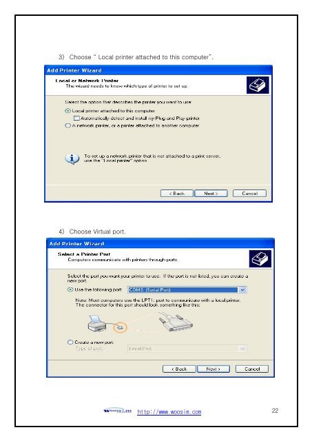 WOOSIM PRINTER driver installation(USB).pdf - Warp Systems