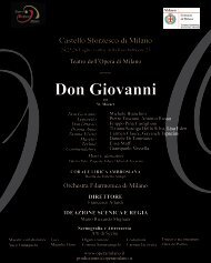 Don Giovanni - Castello Sforzesco