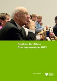 Studium für Ältere - Bergische Universität Wuppertal