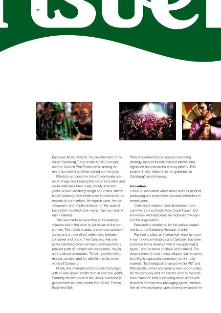 Report and Accounts 1999 / 2000 - Carlsberg Group