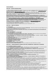 AVIS DE MARCHE SECTION I : POUVOIR ADJUDICATEUR I.1 ...