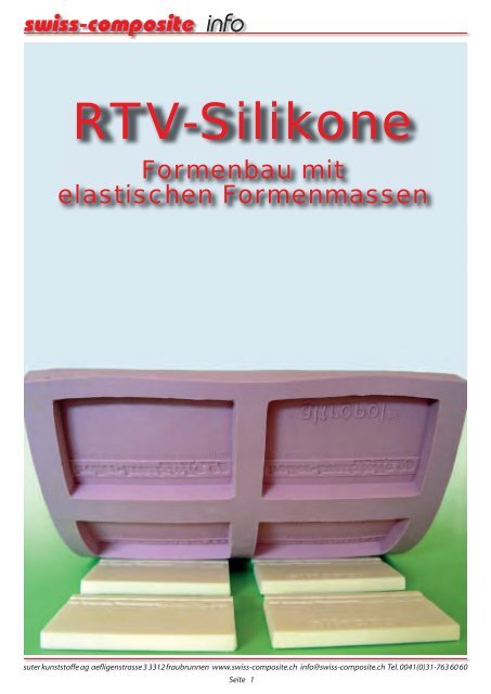 RTV-Silikone - Suter Swiss-Composite Group