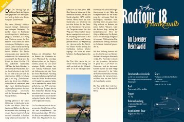 Radtour 18 Im Lorenzer Reichswald - Landkreis Nürnberger Land