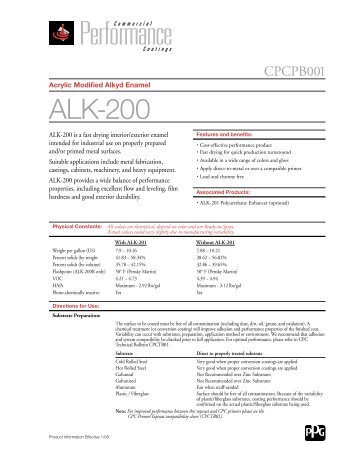 ALK-200 - English Color and Supply