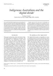 Indigenous Australians and the 'digital divide' - Libri