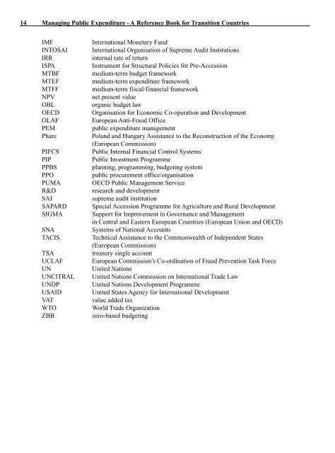 Managing Public Expenditure - CMI