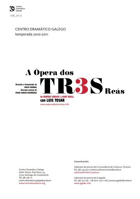 DOSSIER OPERA 14 castellano.cdr - Centro DramÃ¡tico Galego