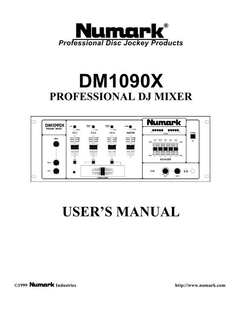 DM1090X - Numark