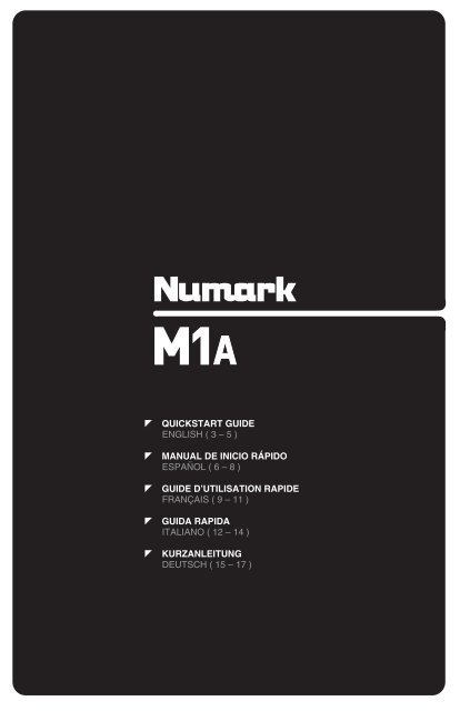 M1A Quickstart Guide - v1.0 - Numark