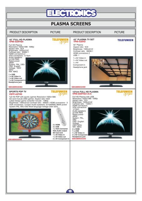 TELEFUNKEN CATALOGUE 2012