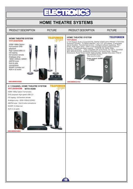 TELEFUNKEN CATALOGUE 2012