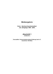 Meldeergebnis Abschnitt 1 - Blau-Weiss Buchholz eV