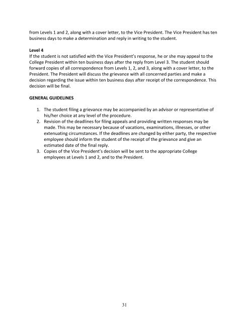 student conduct code - John Tyler Community College