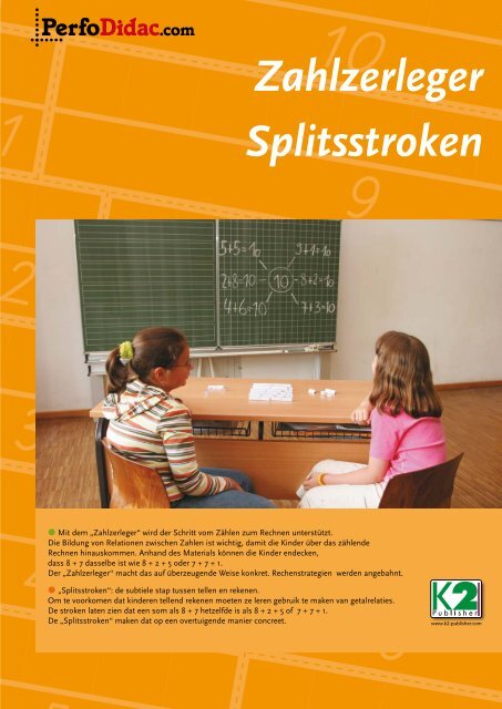 Zahlzerleger Splitsstroken - Edumat