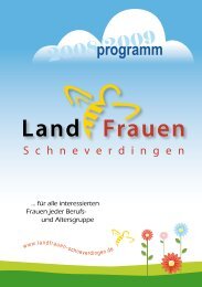 programm - LandFrauenverein Schneverdingen