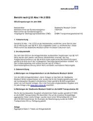 Bericht nach § 52 Abs.1 Nr.2 EEG - Stadtwerke Mosbach