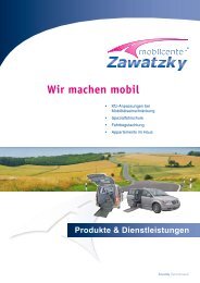 Wir machen mobil - mobilcenter Zawatzky