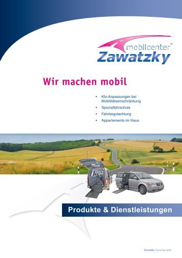 Wir machen mobil - mobilcenter Zawatzky