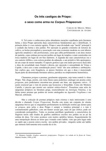 Os trÃªs castigos de Priapo: o sexo como arma no Corpus Priapeorum