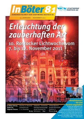 Erleuchtung der zauberhaften Art - Stadtwerke Rostock AG