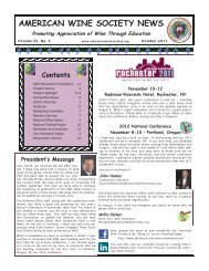 American Wine Society News October 2011 (.pdf 1MB - elvvaws.org