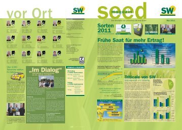 seed magazin 1/2011 - SW Seed GmbH
