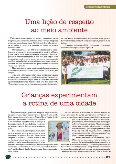 Revista IP nÂº35 - Educar com ... - Escola Interativa