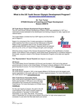 What is the US Youth Soccer Olympic Development Program?