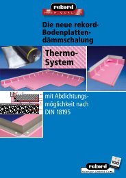 Thermo- System - Rekord Holzmann