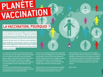 PlanÃ¨te vaccination (12 affiches) - Inpes