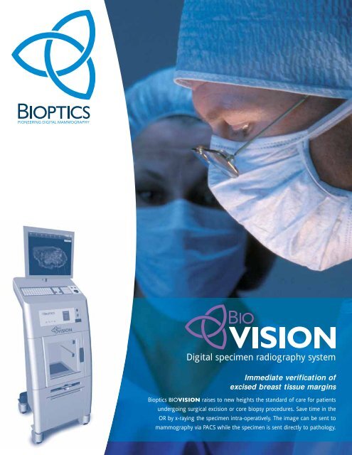 Digital Specimen Radiography System Radon Medical Imaging