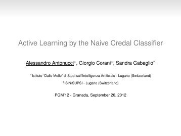Active Learning by the Naive Credal Classifier