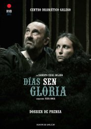 Dossier do espectÃ¡culo - Centro DramÃ¡tico Galego