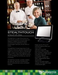 Pioneer StealthTouch-M5 Product Brochure - Touch Screens Inc.