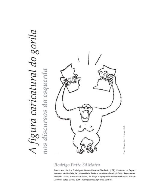 A figura caricatural do gorila nos discursos da esquerda - ArtCultura