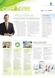 UPM ja Myllykoski - UPM Paper