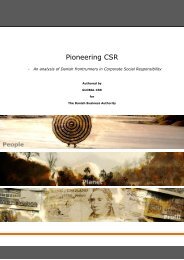 Pioneering CSR - an analysis of Danish ... - Samfundsansvar