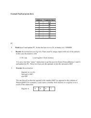 Example Pep/8 program (hex) Address Contents (hex) 0 C0 1 00 2 ...