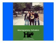 Dr. Lucy Laufe, Honors Coordinator - Montgomery College