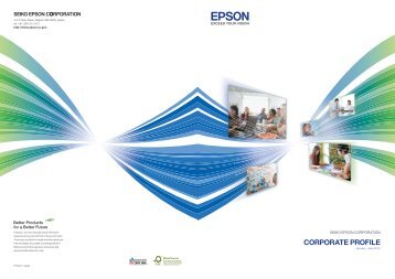 Seiko Epson Corporate Profile - Epson Singapore