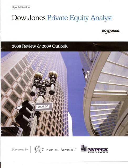 Dow Jones, Private Equity Analyst, 2008 Review and 2009 Outlook.