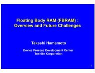 E003676 - Memory Forum - Floating Body RAM (FBRAM): Overview ...