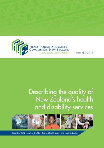 Describing the quality of New Zealand's health and ... - Hqsc.govt.nz