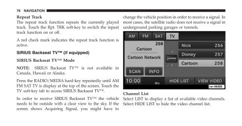 2011 - Radio Bool RER Owner's Manual - Jeep