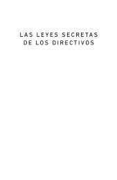 LAS LEYES SECRETAS DE LOS DIRECTIVOS - Ediciones B