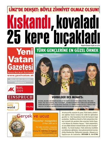 linz'de dehÅŸet: bÃ¶yle zihniyet olmaz olsun! - Yeni Vatan Gazetesi ...