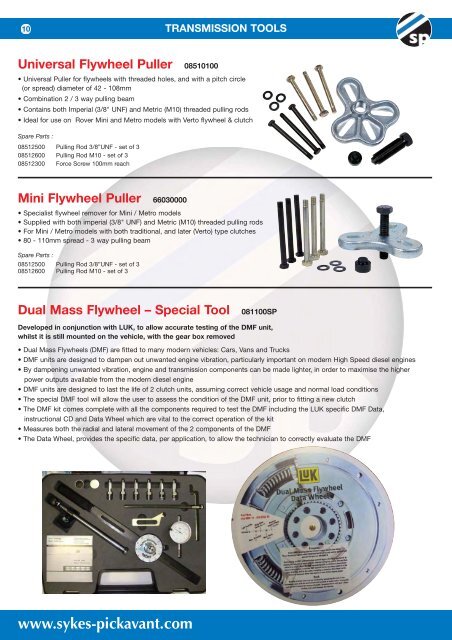 SP Eng Tools Cat Pages 1-24 - Sykes-Pickavant