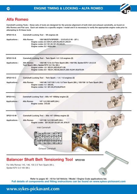 SP Eng Tools Cat Pages 1-24 - Sykes-Pickavant