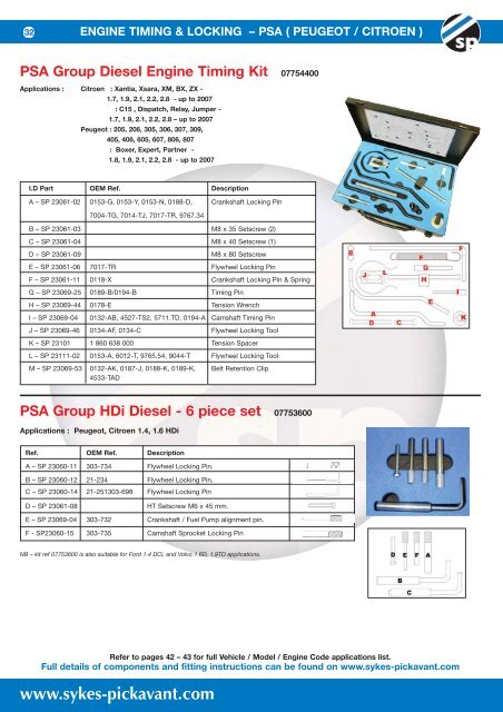 SP Eng Tools Cat Pages 1-24 - Sykes-Pickavant