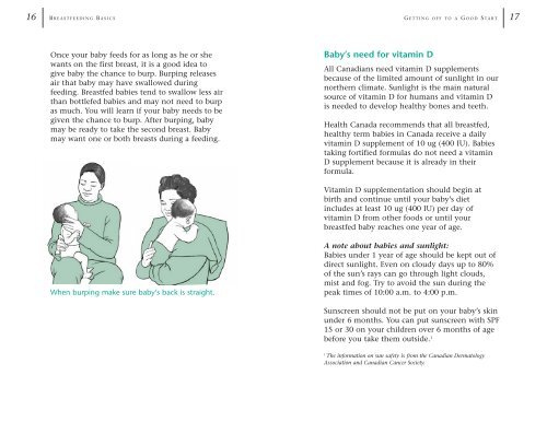 Breastfeeding basics Breastfeeding basics - South West Health